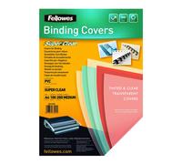 Fellowes 5376001 Plastic Cover 150MIC Clr (Pack-100)
