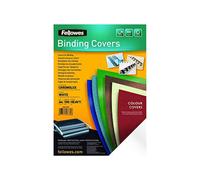 Fellowes 5378006 Binding Cover Chromolux Card with Leather Texture A4 Pack