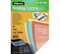 Fellowes PVC Cover A4 180 Micron Clear