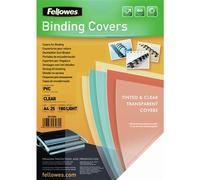 Fellowes PVC Cover A4 180 Micron Clear