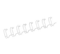 Fellowes 12mm Wire Binding Combs, 100 Pack - Silver