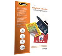 Fellowes 5601701 Admire A4 80Mic EasyDisplay Adhesive Backed Pouch 25p