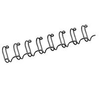 Fellowes 6mm Wire Binding Combs, 100 Pack - Black
