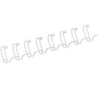 Fellowes 6mm Wire Binding Combs, 100 Pack - White
