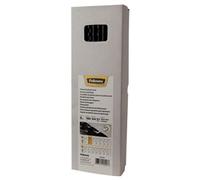 Fellowes (8mm) A4 Plastic Comb (Black) - 1 x Pack of 100 - 5345707