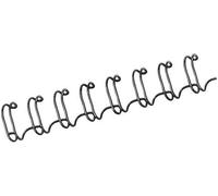 Fellowes 8mm Wire Binding Combs, 100 Pack - Black