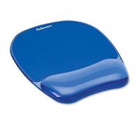 Fellowes Crystal Gel Mouse Pad Blue