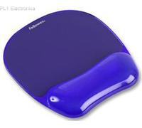 FELLOWES - 91141 - MOUSE PAD, GEL, BLUE, FELLOWES