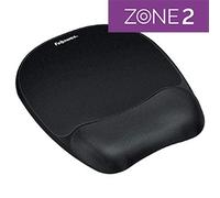 Fellowes 9176501 Memory Foam Wrist Rest and Mousepad Black