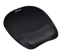 Fellowes 9176501 Memory Foam Wrist Rest and Mousepad Black