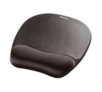 Fellowes 9176501 Memory Foam Wrist Rest and Mousepad Black