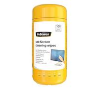 Fellowes 99703 Screen Cleaning Wipes Tub of 100