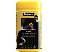 Fellowes 99703 Screen Cleaning Wipes Tub of 100