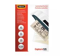 Fellowes A2 Glossy 125 Micron Laminating Pouch - 50 pack