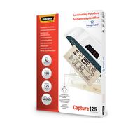 Fellowes A3 Laminating Pouches, Gloss, 250 Micron (2 x 125 Micron) with Image Last Directional Quality Mark - Pack of 100, transparent