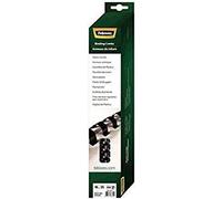 Fellowes A4 10 mm Plastic Binding Combs for Comb Binding Machine, Binds 41 to 55 Pages, Black, Pack of 25, 5331102