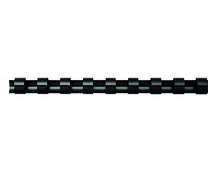 Fellowes A4 14mm Plastic Binding Combs for Comb Binding Machine Binds 81 to 100 Pages - Black, Pack of 100