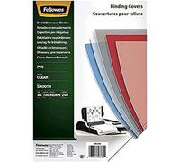 Fellowes 53762 Plastic Cover 240MIC Clr (Pack-100)