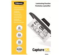Fellowes A4 Glossy 125 Micron Laminating Pouch Value Pack