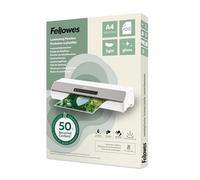 Fellowes A4 Laminating Pouches - 100 Pack, Gloss Finish, Light Duty 75/80 Micron, 50% Recycled Content - Lamination for Teachers & Offices