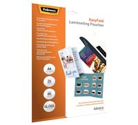Fellowes A4 Laminating Pouches, Gloss Finish, 25 Sheets, 160 Micron (2 x 80 Micr