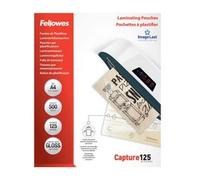 Fellowes A4 Laminating Pouches Gloss Finish 500 Sheets 125 Micron