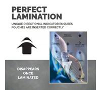 Fellowes A4 Laminating Pouches – Gloss, 160 µm (2×80), ImageLast – Pack of 500 (5×100)