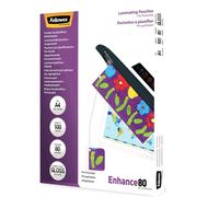 Fellowes A4 Pre-Punched 80 Micron Laminating Pouch