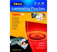Fellowes A6 Glossy 125 Micron Laminating Pouch - 100 pack