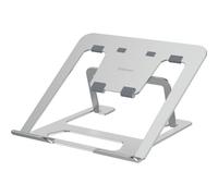 Fellowes Adjustable Laptop Riser Alumia Portable Laptop Stand Silver