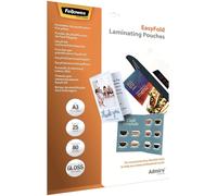 Fellowes Admire A3 Laminating Pouches 80Mic EasyFold 25pk 5602001 NEW