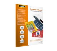 Fellowes 5601801 Admire A3 80Mic Easymove Adhesive Backed Pouch 25pk