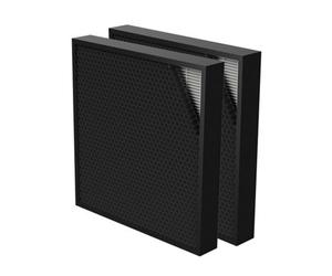 Fellowes Air Purifier Replacement Hybrid True Hepa And Activated Carbon Filter Compatible With Am3/4 Pack Of 2