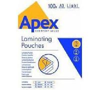 Fellowes Laminating Pouches Apex A3 Medium Duty 250 Micron Clear (100 Pack)