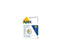 Fellowes Apex A4 Laminating Pouches, Glossy Finish, 100 Sheets - Light Duty - Ideal for Notices and Photos