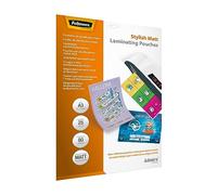 Fellowes Apex A4 Laminating Pouches, Glossy Finish, 200 Sheets - Light Duty Value Pack - Ideal for Notices, and Photos