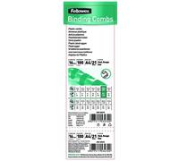 Fellowes Apex Plastic Binding Combs 16mm Blue (Pack of 100) (WB3