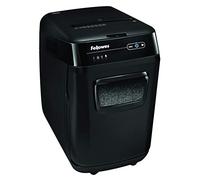 Fellowes Auto Feed Paper Shredder AutoMax 200M - 200 Sheet Micro Cut Shredder for Small or Home Office Use, Black