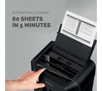 Fellowes Automax 80M Mini-Cut Shredder Hybrid Shredding 23L -