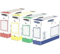 Fellowes Bankers Box Heavy Duty Archive Box A4+ - Pack of 8, Multi-Coloured, ...