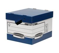 Fellowes Bankers Box Heavy Duty Storage Ergo Box Blue/White (Pack of 10) 0038801