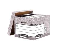 Fellowes Bankers Box System Standard Storage Box Board Grey [Pack of 10]