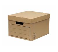 Fellowes Bankers Brown Cardboard Storage Box Pack of 5