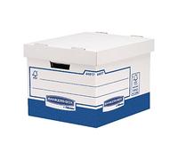 BANKERS BOX Heavy Duty Cardboard Moving & Storing Boxes (Externals: D40.4 x W33.5 x H29.2mm), Pack of 10