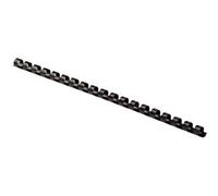Fellowes (6mm) A4 Plastic Binding Combs (Black) - 1 x Pack - 5345307