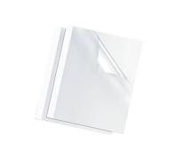 Fellowes Binding Cover A4 Clear PVC Front White Card Back Pack 100 (53151)