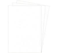 Fellowes A4 100 Percent Recyclable Leatherboard Binding Covers, Heavyweight, 250 gsm Presentation Covers, FSC, White, Pack of 25, 5373602