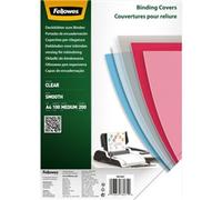 Fellowes Binding Covers Clear PET A4 200 Micron Pack of 100 (5384701)