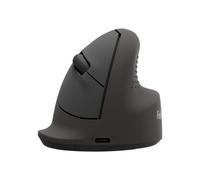 Fellowes Breyta Ergonomic Vertical Mouse Medium Right Handed - Bluetooth wireless technology or wired, for laptop, PC & Mac, recycled content, rechargeable battery, 800/1200/1600 DPI, 3 buttons