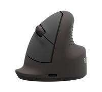 Fellowes Breyta Ergonomic Vertical Mouse Medium Right Handed - Bluetooth wireless technology or wired, for laptop, PC & Mac, recycled content, rechargeable battery, 800/1200/1600 DPI, 3 buttons